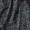 Black-White Rayon Blend Stretch Spandex Floral Bengaline Jacquard Fabric By the Yard
